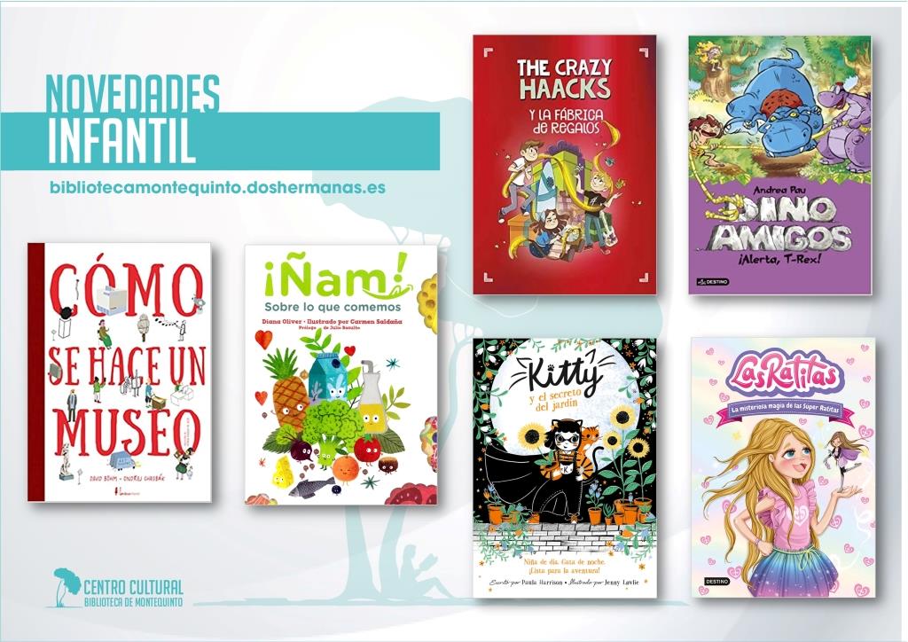 Biblioteca de Montequinto: novedades literarias 2021 - (Infantil - Ficha 1)