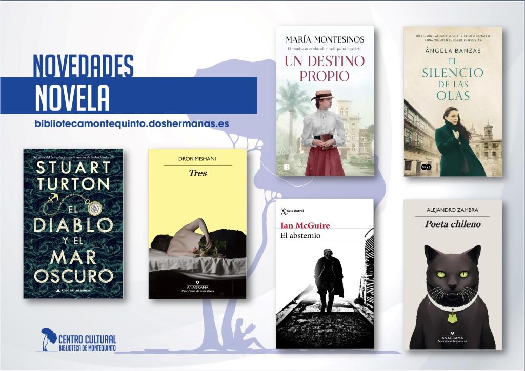 Biblioteca de Montequinto: novedades literarias 2021 - (Novela - Ficha 3)