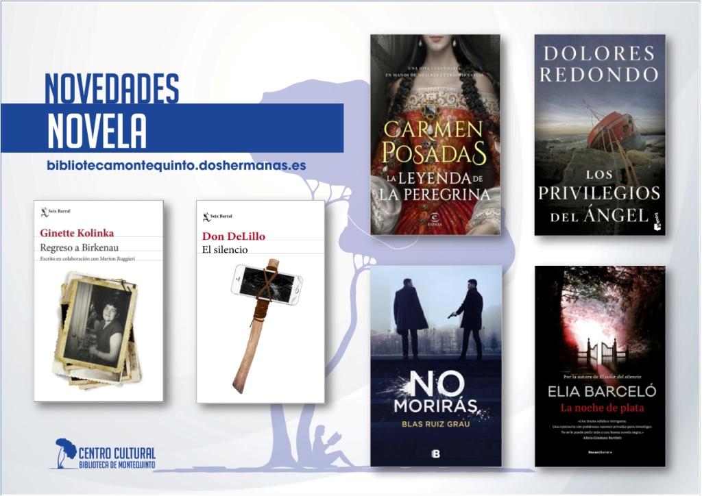 Biblioteca de Montequinto: novedades literarias 2021 - (Novela - Ficha 5)