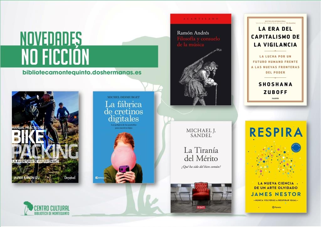 Biblioteca de Montequinto: novedades literarias 2021 - (No ficción - Ficha 1)