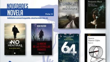 Biblioteca de Montequinto: novedades literarias 2021 - (Novela - Ficha 10)