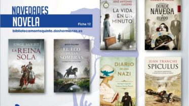 Biblioteca de Montequinto: novedades literarias 2021 - (Novela - Ficha 12)
