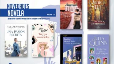 Biblioteca de Montequinto: novedades literarias 2021 - (Novela - Ficha 14)