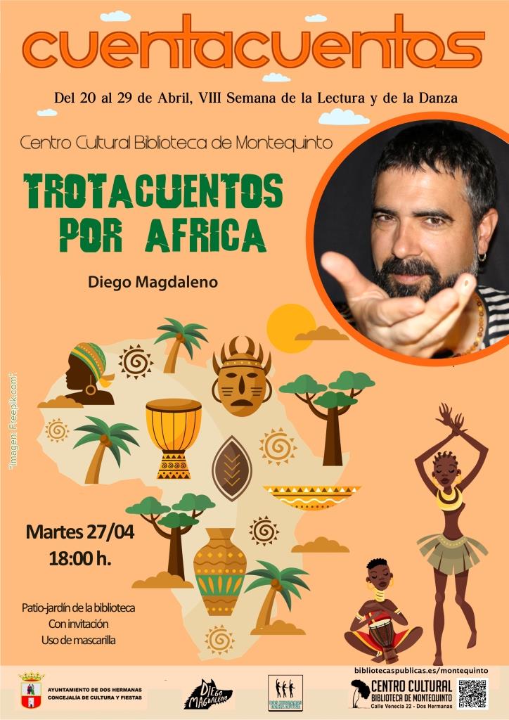 20210427 - Las Bibliotecas Cuentan: "Trotacuentos por África" - Diego Magdaleno