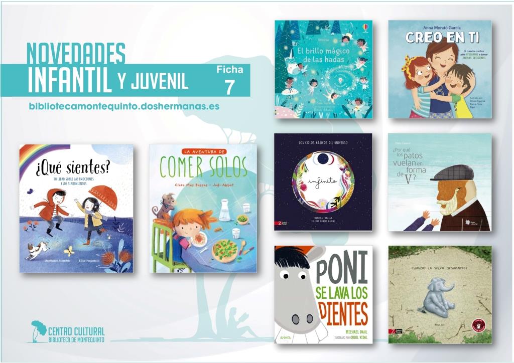 Biblioteca de Montequinto: novedades literarias 2021 - (Infantil - Ficha 7)