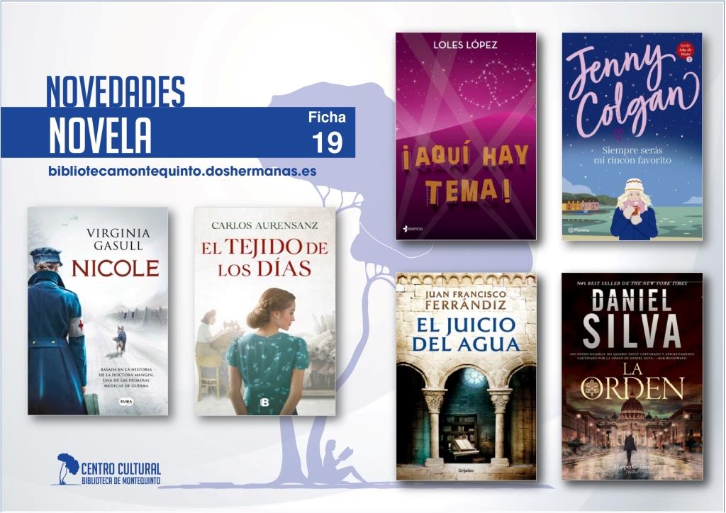 Biblioteca de Montequinto: novedades literarias 2021 - (Novela - Ficha 19)