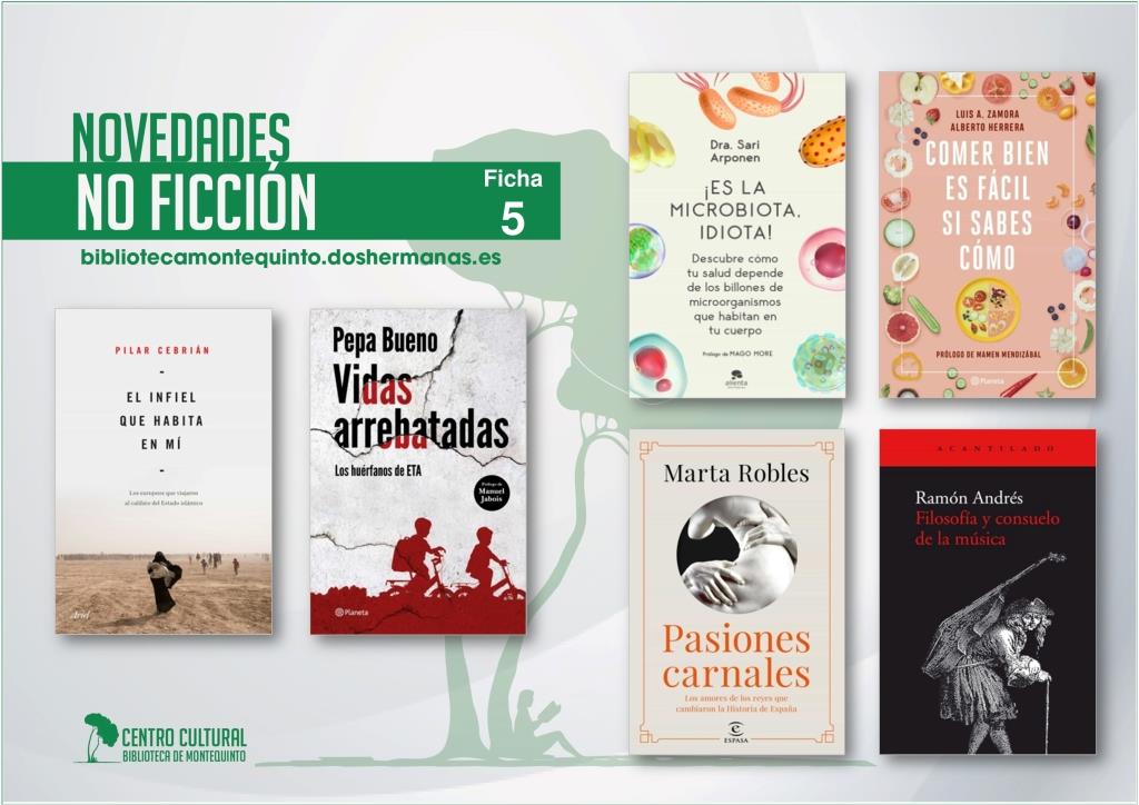 Biblioteca de Montequinto: novedades literarias 2021 - (No ficción - Ficha 5)