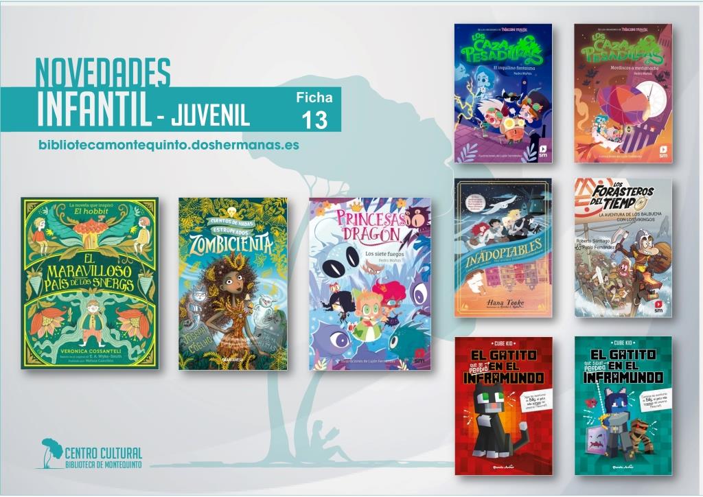 Biblioteca de Montequinto: novedades literarias 2021 - (Infantil-juvenil / Ficha 13)