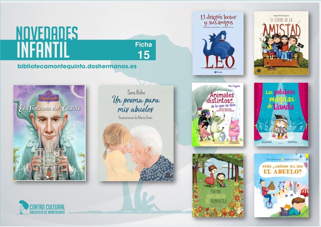 Biblioteca de Montequinto: novedades literarias 2021 - (Infantil-juvenil / Ficha 15)