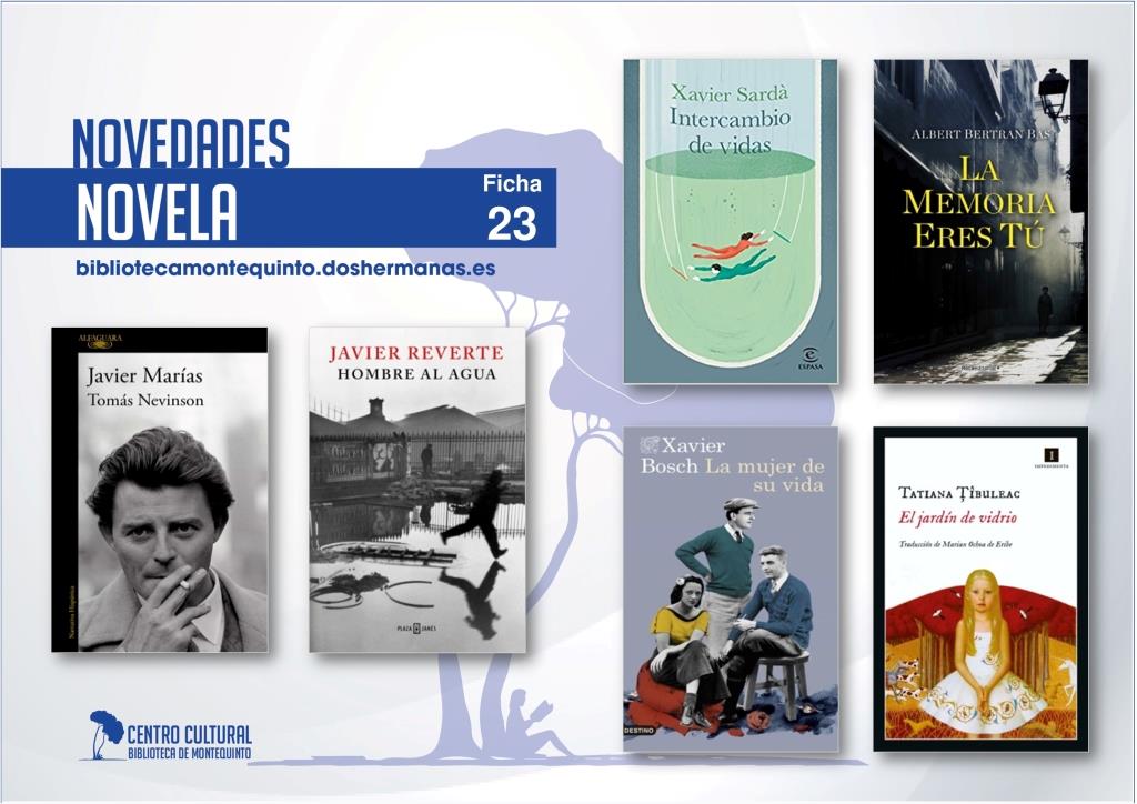 Biblioteca de Montequinto: novedades literarias 2021 - (Novela - Ficha 23)