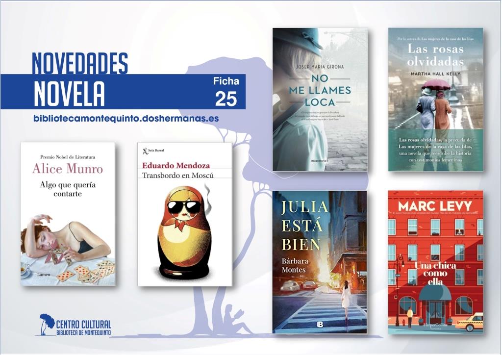 Biblioteca de Montequinto: novedades literarias 2021 - (Novela - Ficha 25)