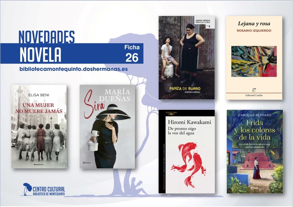 Biblioteca de Montequinto: novedades literarias 2021 - (Novela - Ficha 26)