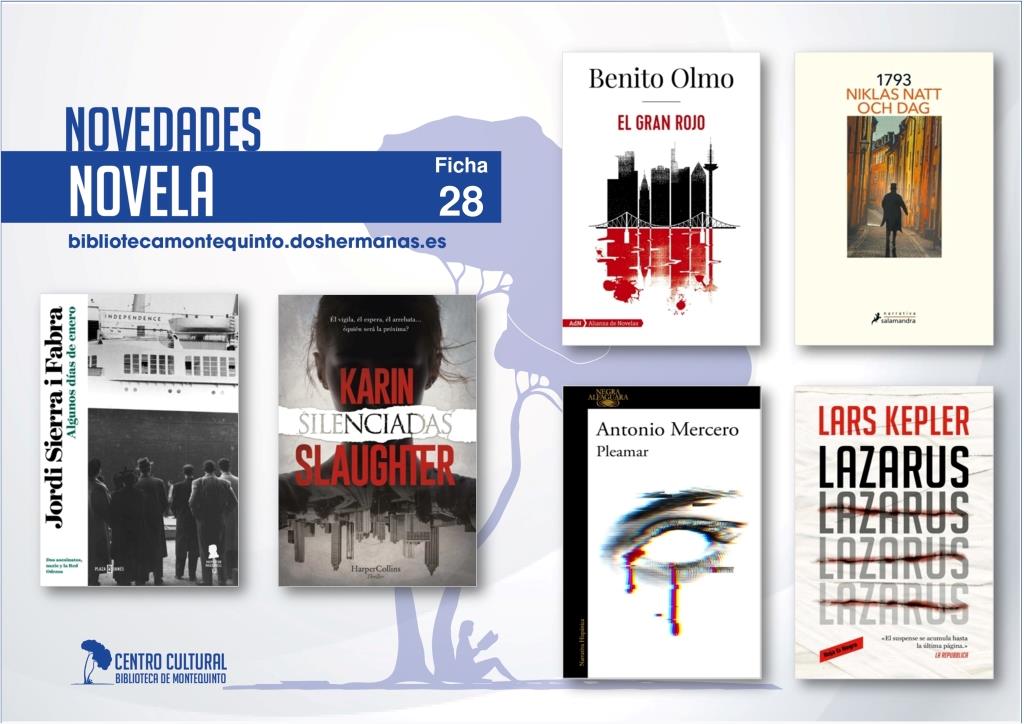 Biblioteca de Montequinto: novedades literarias 2021 - (Novela - Ficha 28)