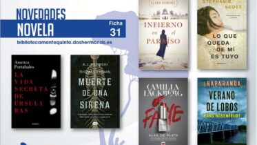 Biblioteca de Montequinto: novedades literarias 2021 - (Novela - Ficha 31)