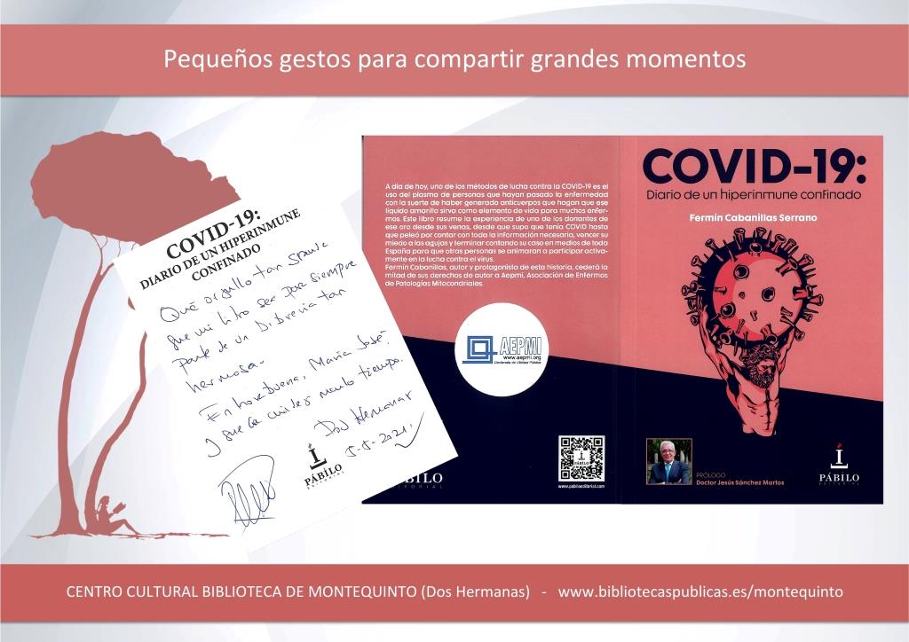 Autores cercanos: "COVID-19: diario de un hiperinmune confinado" - Fermín Cabanillas Serrano