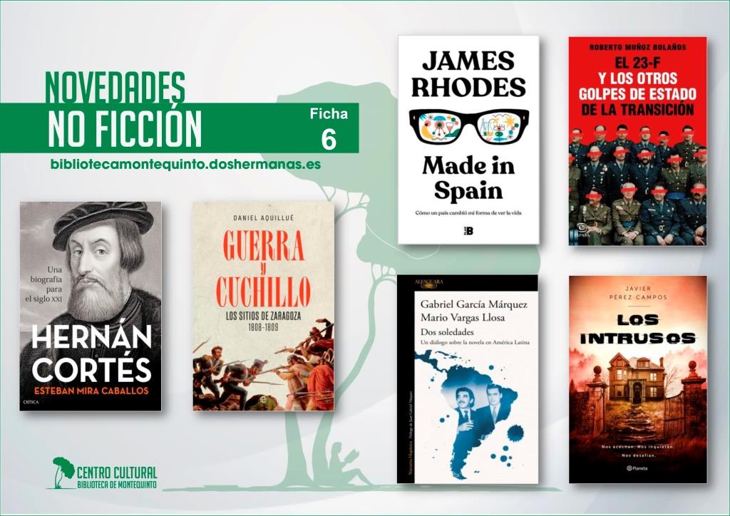 Biblioteca de Montequinto: novedades literarias 2021 - (No ficción - Ficha 6)