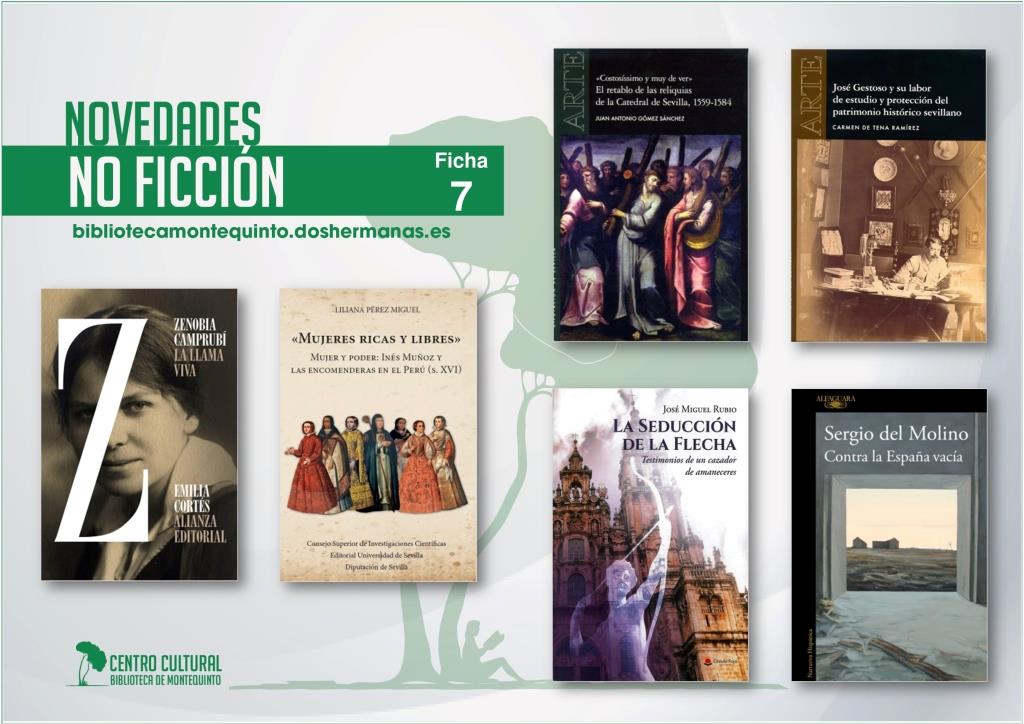 Biblioteca de Montequinto: novedades literarias 2021 - (No ficción - Ficha 7)