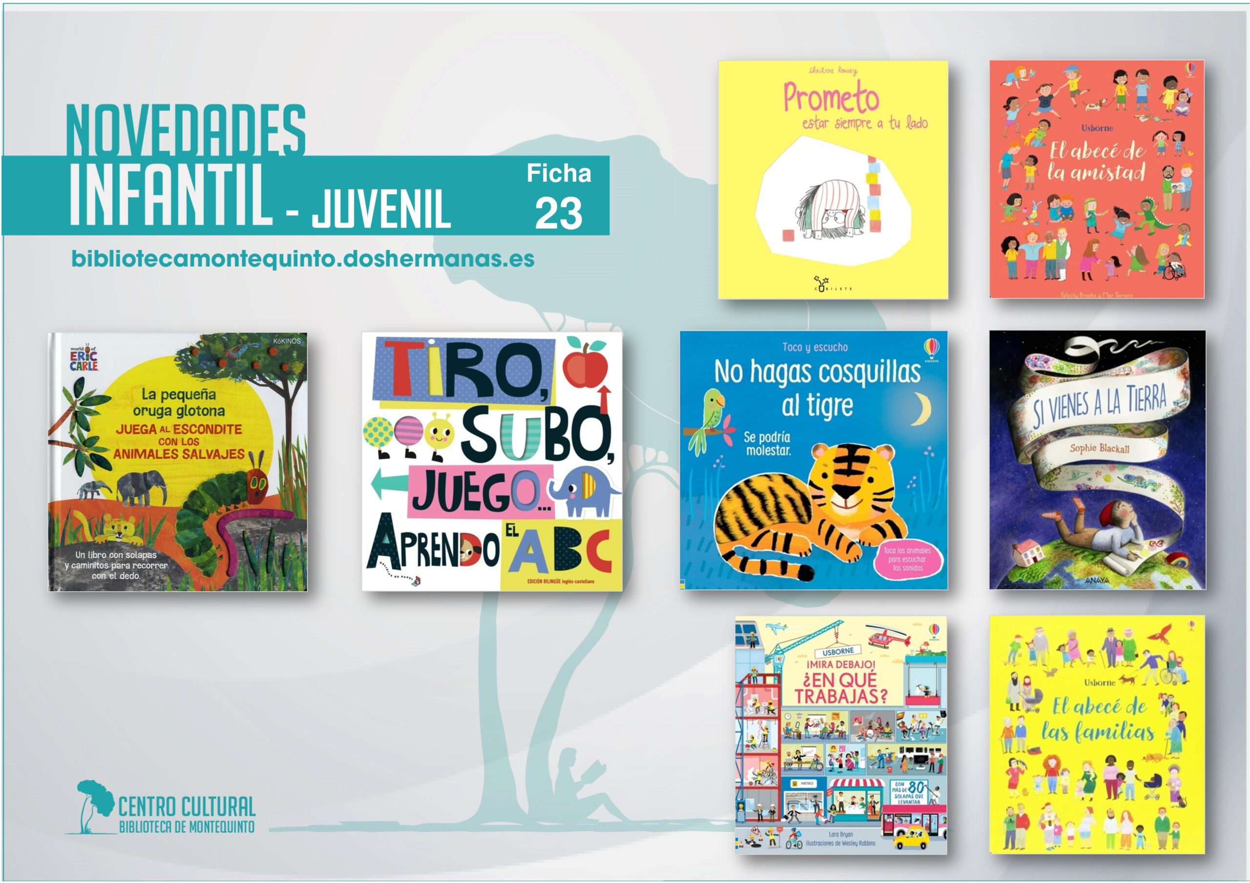 Biblioteca de Montequinto: novedades literarias 2021 - (Infantil-juvenil / Ficha 23)