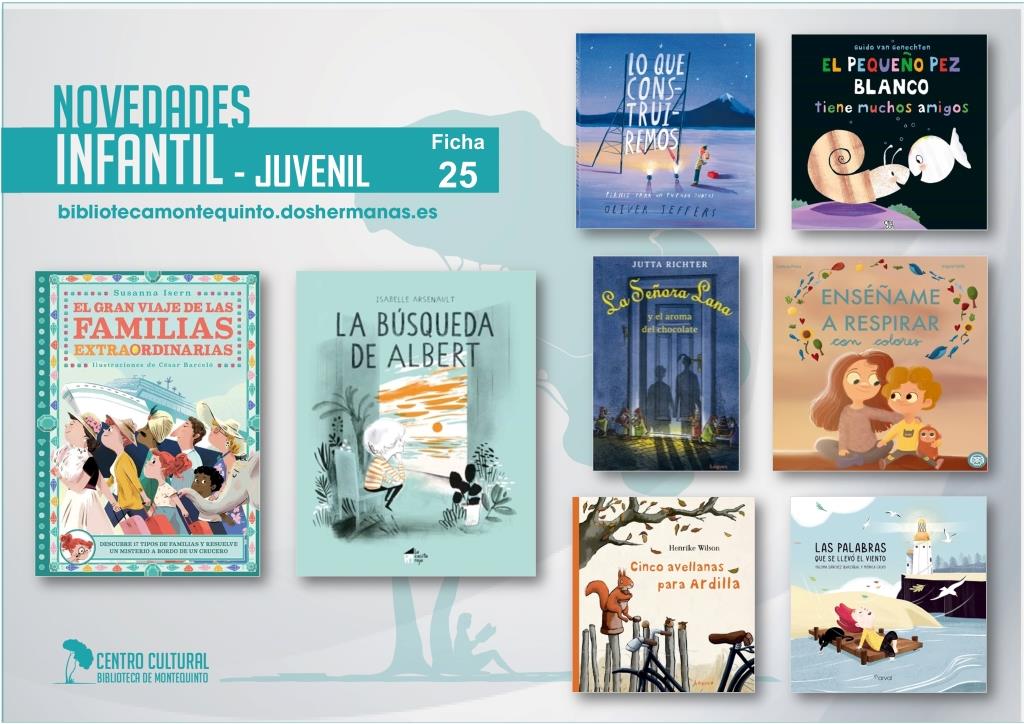 Biblioteca de Montequinto: novedades literarias 2021 - (Infantil-juvenil / Ficha 25)