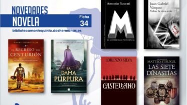 Biblioteca de Montequinto: novedades literarias 2021 - (Novela - Ficha 34)