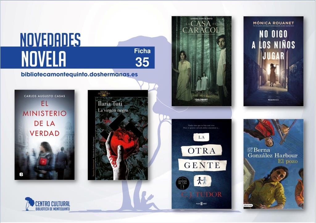 Biblioteca de Montequinto: novedades literarias 2021 - (Novela - Ficha 35)