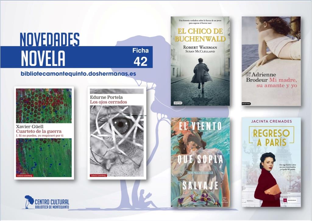 Biblioteca de Montequinto: novedades literarias 2021 - (Novela - Ficha 42)