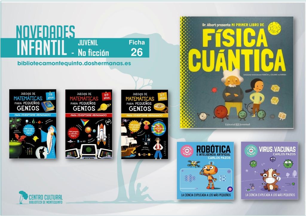 Biblioteca de Montequinto: novedades literarias 2021 - (Infantil-juvenil / Ficha 26)