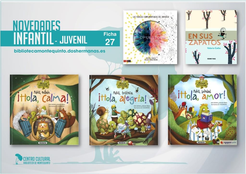 Biblioteca de Montequinto: novedades literarias 2021 - (Infantil-juvenil / Ficha 27)