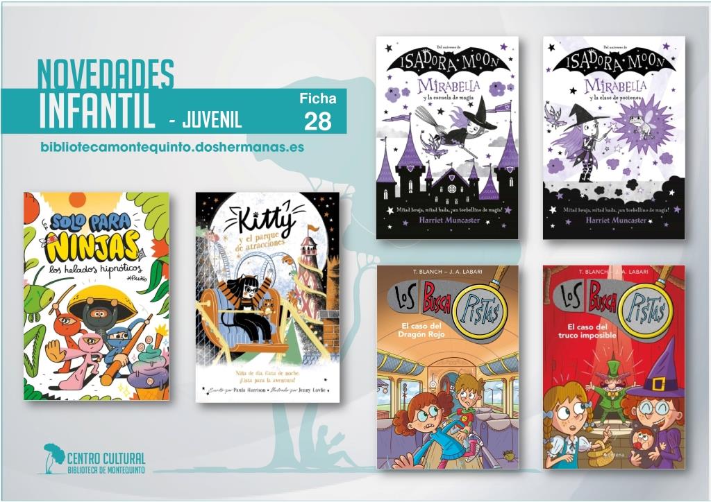 Biblioteca de Montequinto: novedades literarias 2021 - (Infantil-juvenil / Ficha 28)