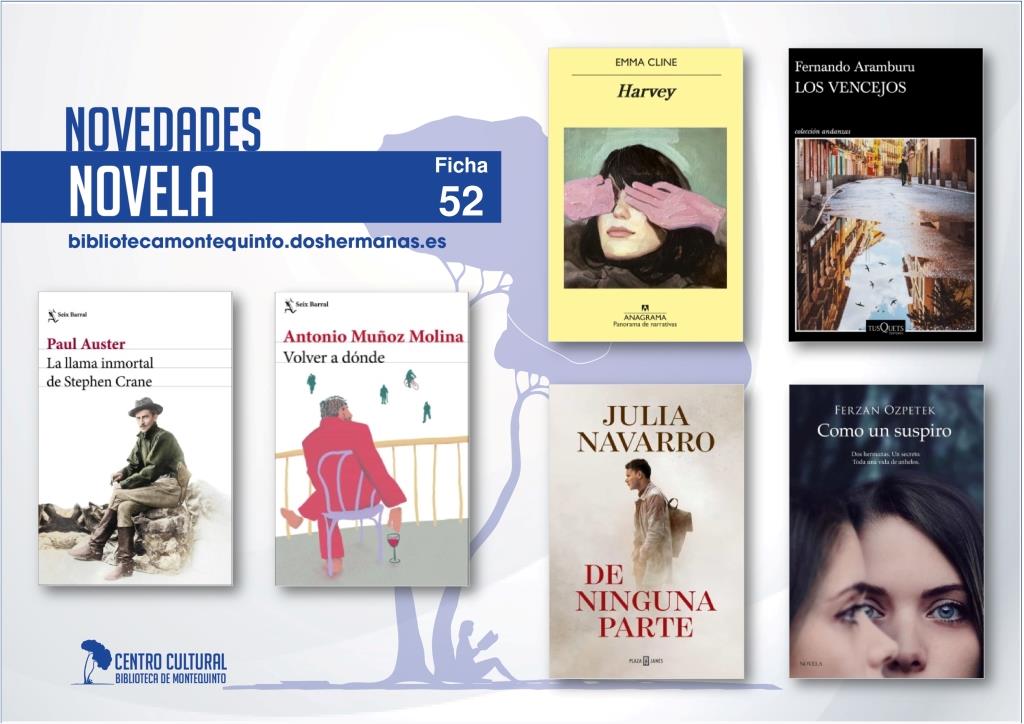 Biblioteca de Montequinto: novedades literarias 2021 - (Novela - Ficha 52)