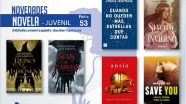 Biblioteca de Montequinto: novedades literarias 2021 - (Novela - Ficha 53)