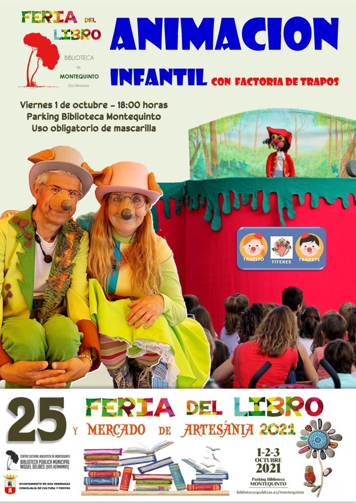 20211001 - Animación infantil y familiar con Factoría de Trapos en la Feria del Libro de Montequinto 2021