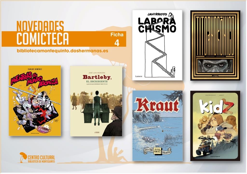 Biblioteca de Montequinto: novedades literarias 2021 - (Comicteca 4)