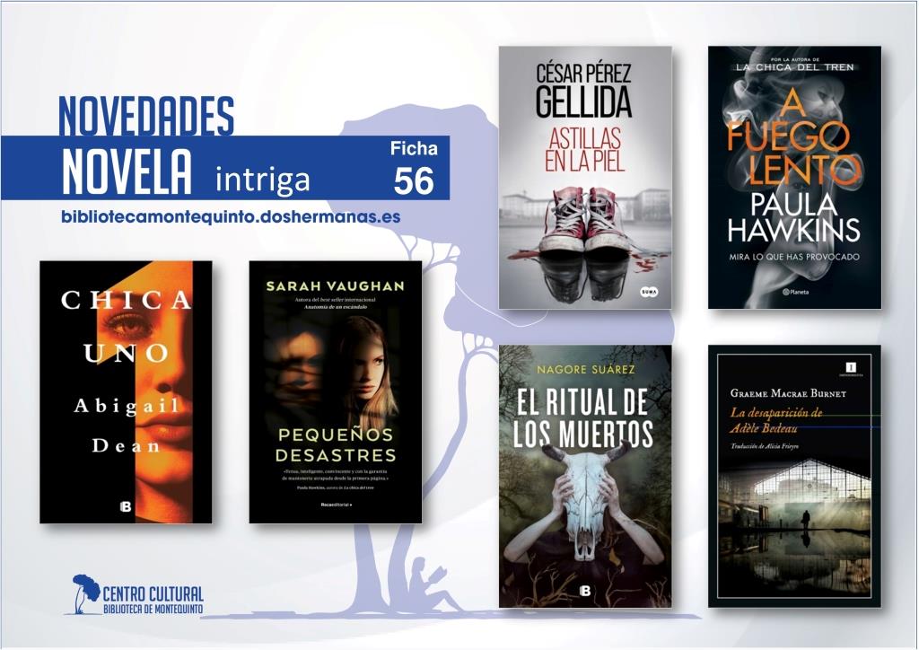 Biblioteca de Montequinto: novedades literarias 2021 - (Novela - Ficha 56)