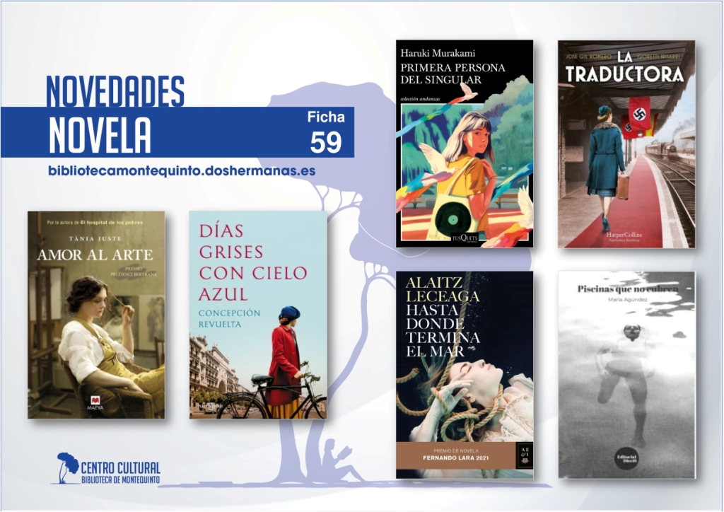 Biblioteca de Montequinto: novedades literarias 2021 - (Novela - Ficha 59)