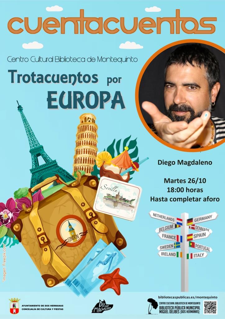 20211026 - Las Bibliotecas Cuentan: "Trotacuentos por Europa" - Diego Magdaleno