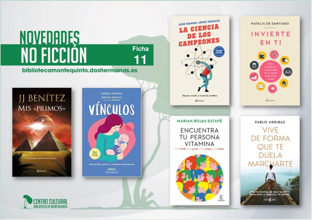 Biblioteca de Montequinto: novedades literarias 2021 - (No ficción - Ficha 11)