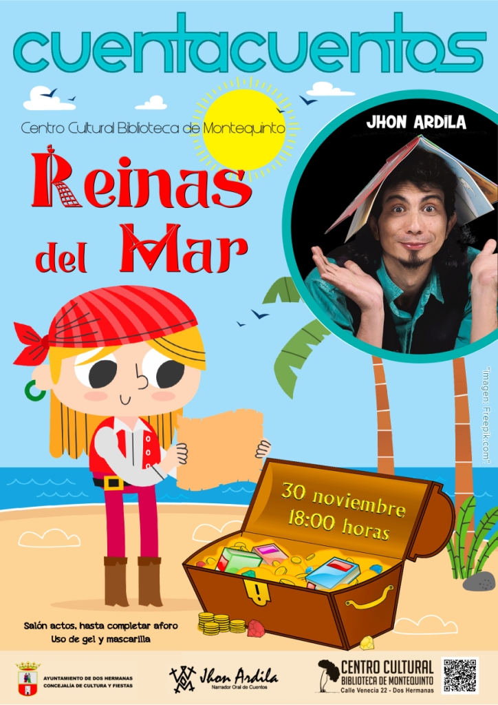 20211130 - Las Bibliotecas Cuentan: "Reinas del Mar" - Jhon Ardila