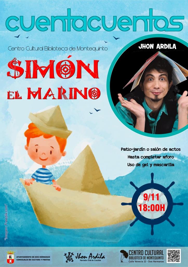 20211109 - Las Bibliotecas Cuentan: "Simón, el marino" - Jhon Ardila