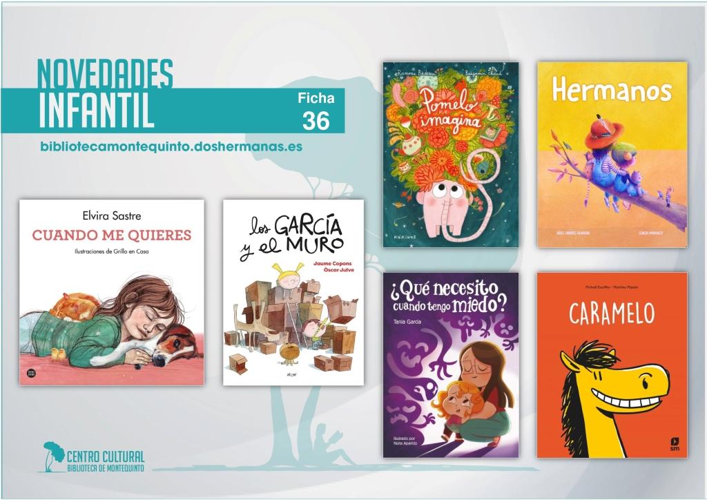 Biblioteca de Montequinto: novedades literarias - (Infantil-juvenil / Ficha 36)