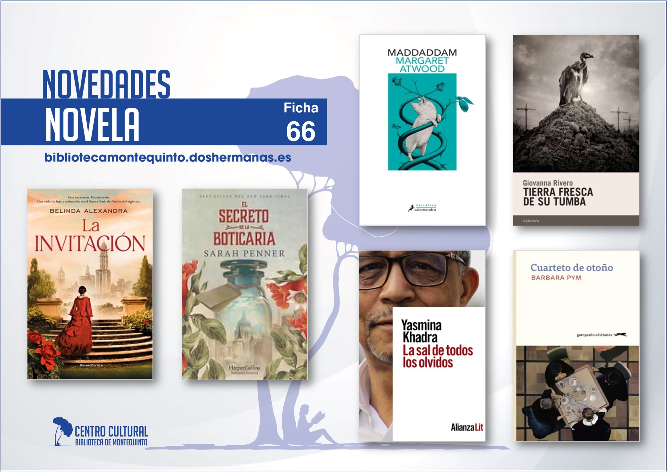 Biblioteca de Montequinto: novedades literarias 2021 - (Novela - Ficha 66)