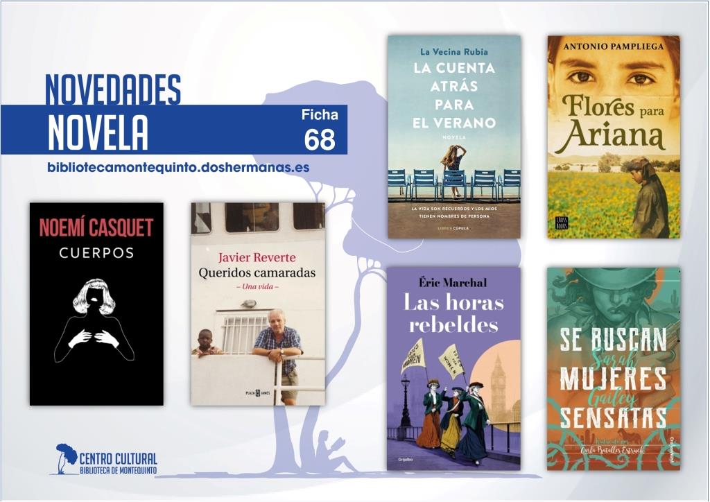 Biblioteca de Montequinto: novedades literarias (Novela - Ficha 68)