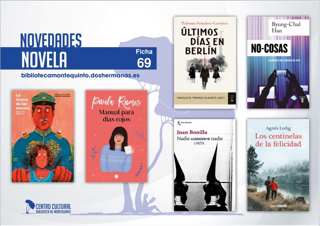 Biblioteca de Montequinto: novedades literarias (Novela - Ficha 69)