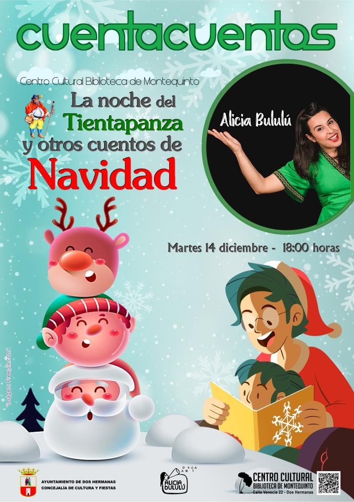 20211214 - Las Bibliotecas Cuentan: "La noche del Tientapanza y otros cuentos de Navidad" - Alicia Bululù