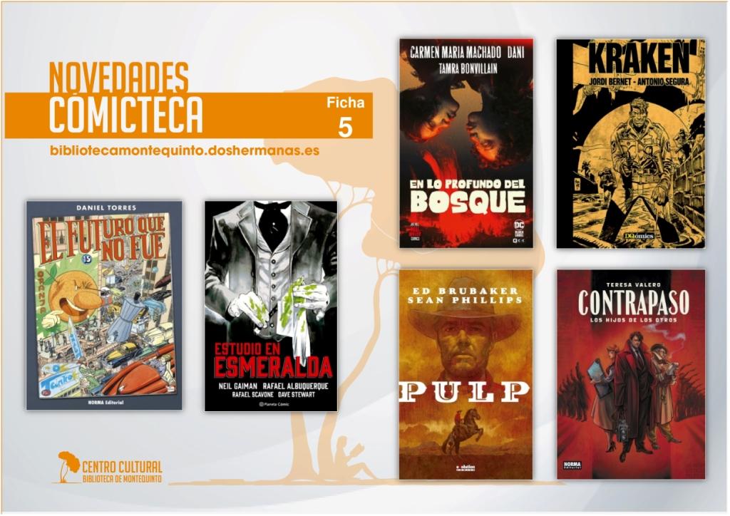 Biblioteca de Montequinto: novedades literarias - Comicteca (Ficha 5)