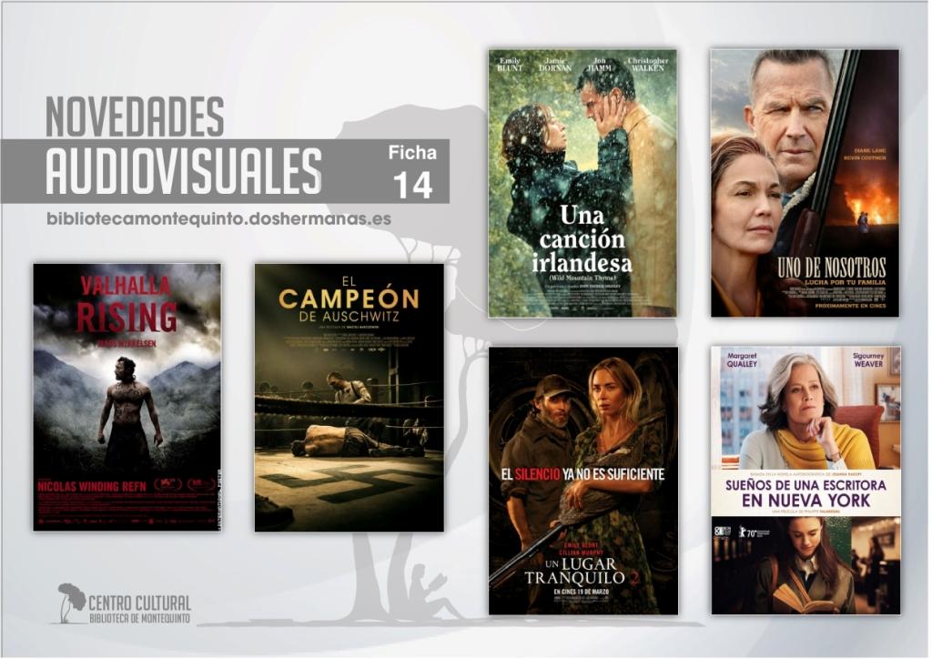 Biblioteca de Montequinto: ¡Novedades... de película! - (Audiovisuales - Ficha 14)