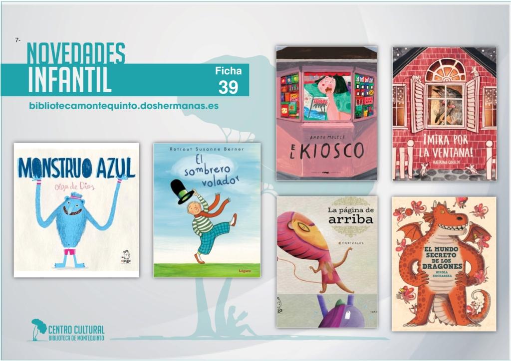 Biblioteca de Montequinto: novedades literarias - (Infantil-juvenil / Ficha 39)