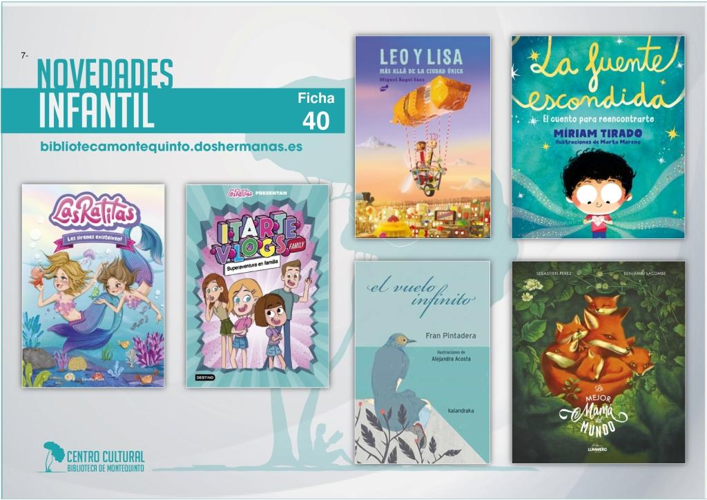 Biblioteca de Montequinto: novedades literarias - (Infantil-juvenil / Ficha 40)