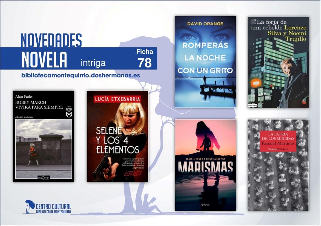 Biblioteca de Montequinto: novedades literarias (Novela - Ficha 78)