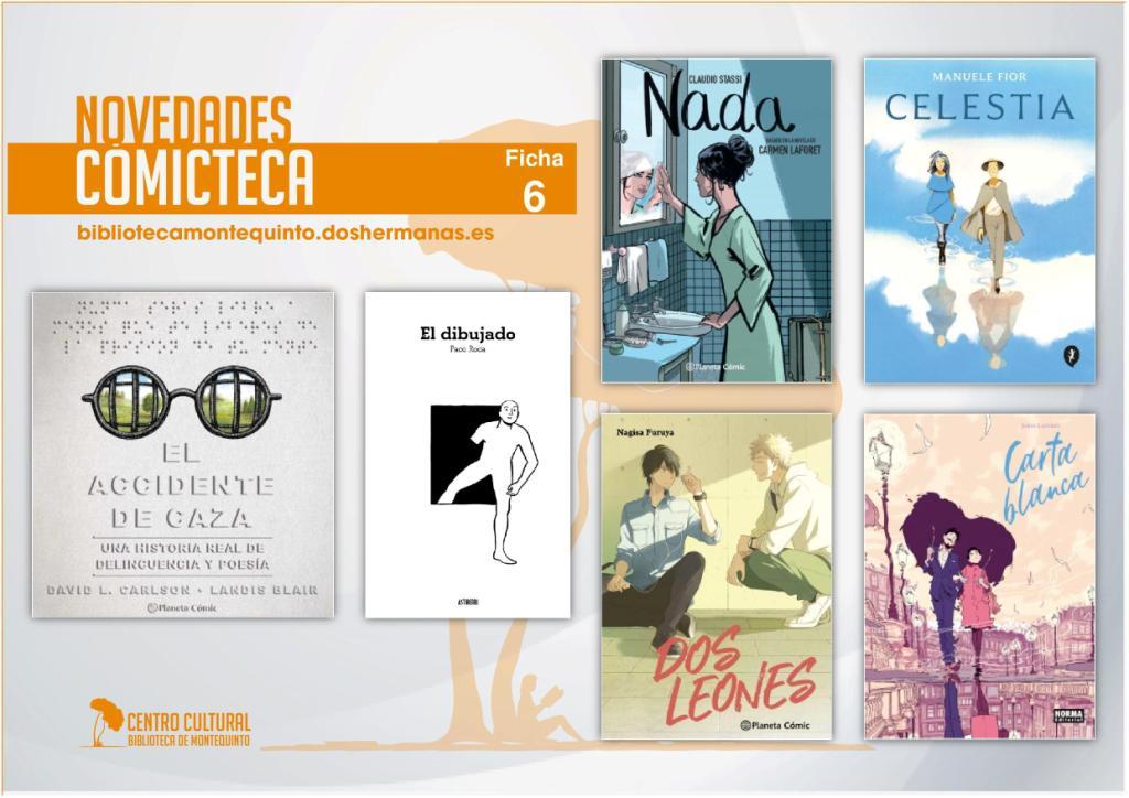 Biblioteca de Montequinto: novedades literarias - Comicteca (Ficha 6)